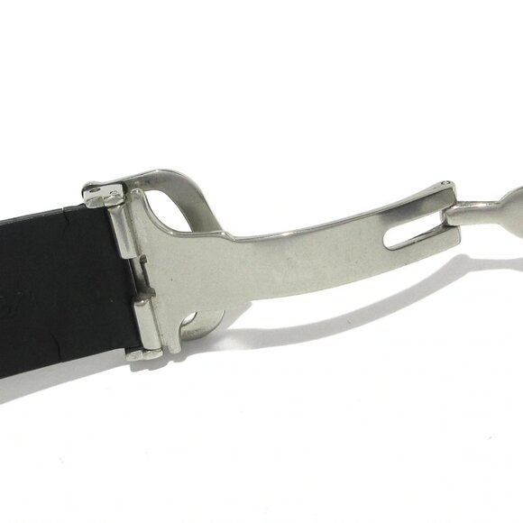 Auth Cartier Chronoscaph LM W10125U2 1******* Black Silver Men's Wrist Watch - Picture 3 of 12